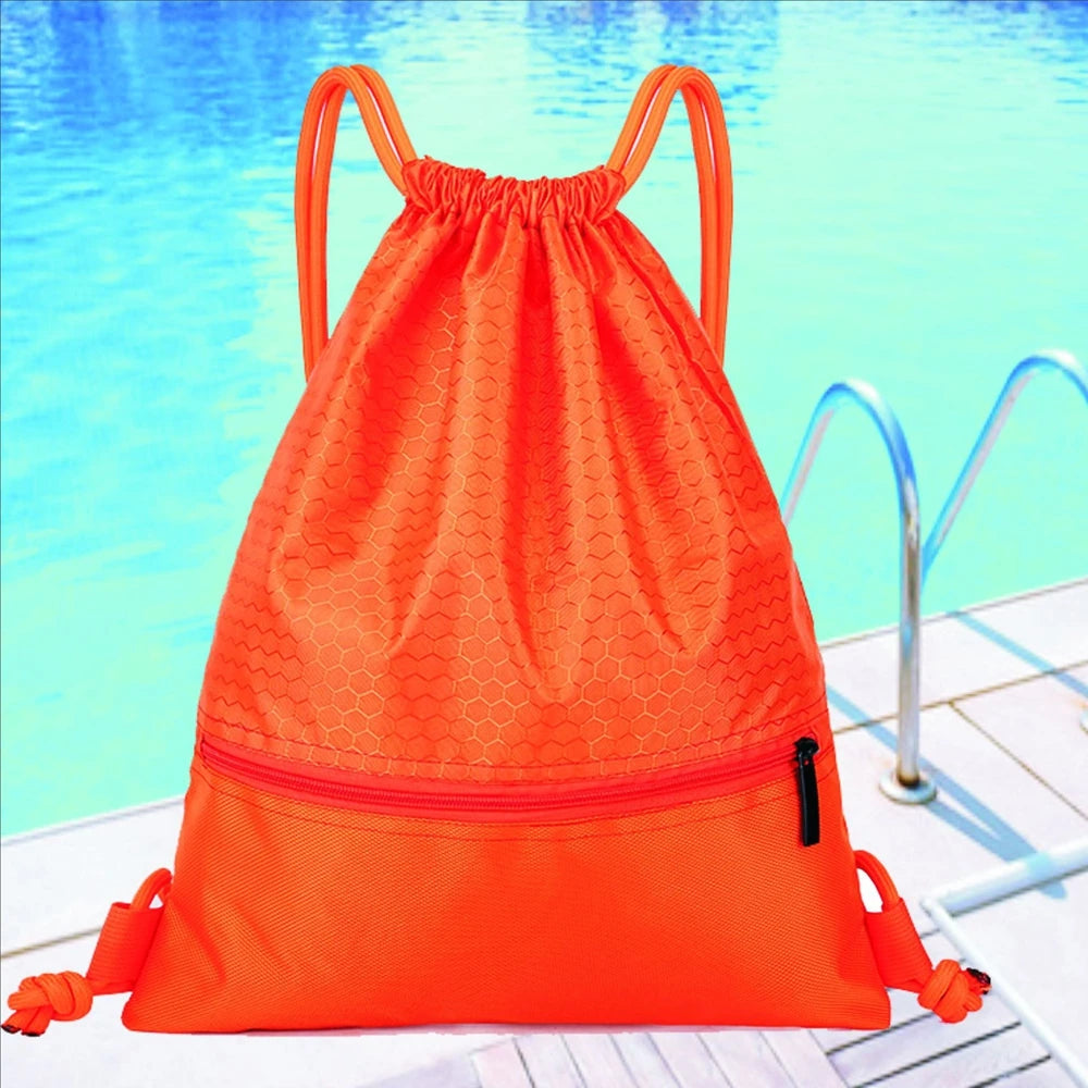 Drawstring Backpack Waterproof Drawstring Bag Simple Backpack For Sports And Fitness Student Basketball Bag Storage Football Bag