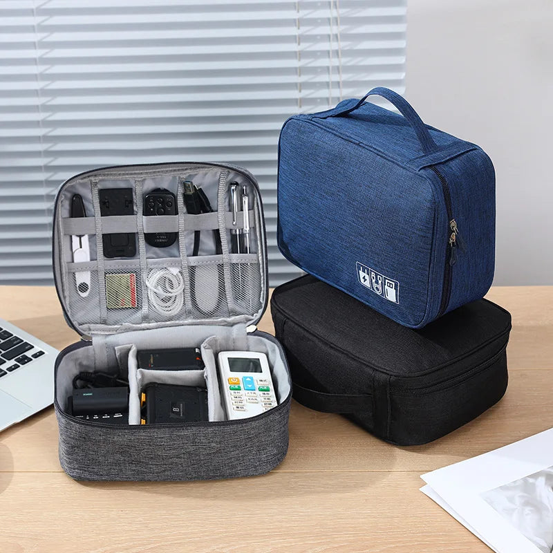 Travel-Friendly Digital Storage Bag for Earphones & Cables