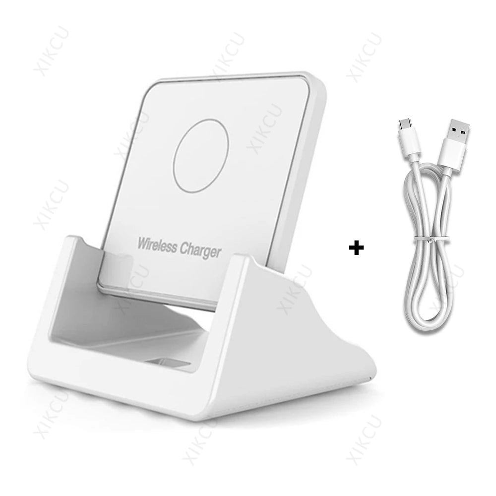 Desktop Phone Holder with Fast Wireless Charging Dock
