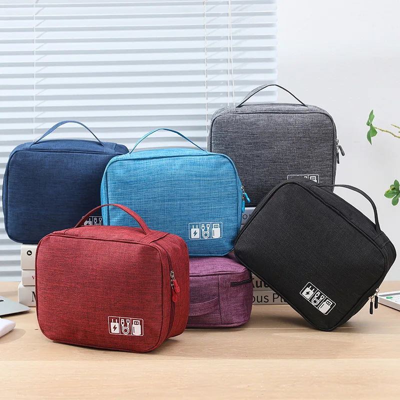 Travel-Friendly Digital Storage Bag for Earphones & Cables