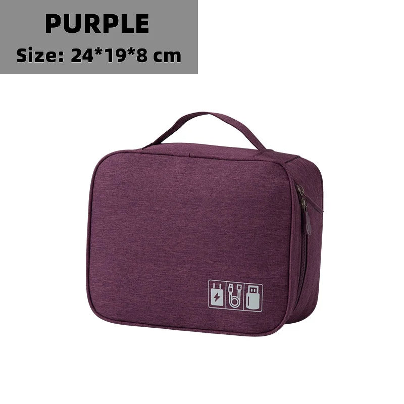Travel-Friendly Digital Storage Bag for Earphones & Cables