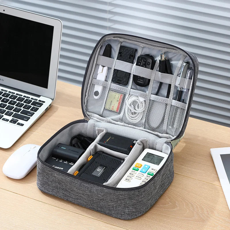 Travel-Friendly Digital Storage Bag for Earphones & Cables