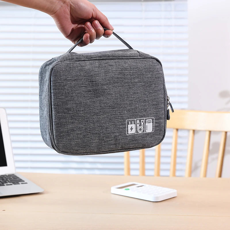 Travel-Friendly Digital Storage Bag for Earphones & Cables