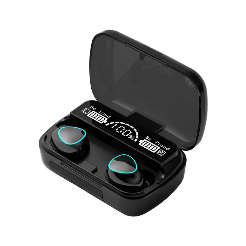 M10 Bluetooth Headphones – 9D Sound, Waterproof & Wireless