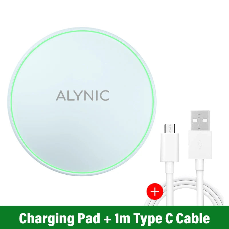 Fast 30W Wireless Charging Dock for Phones & Tablets