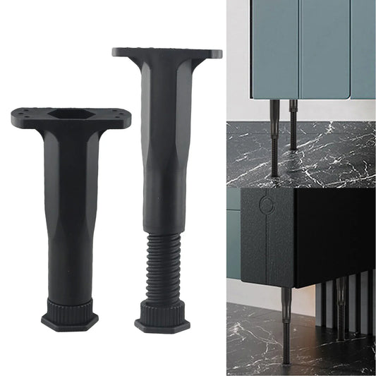 Furniture Hardware Feet Telescopic Furniture Stand Support Plastic Steel Stand Adjustable Heightening Bracket Bed Beam Support