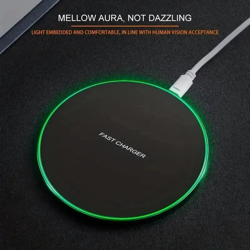 Fast 30W Wireless Charging Dock for Phones & Tablets